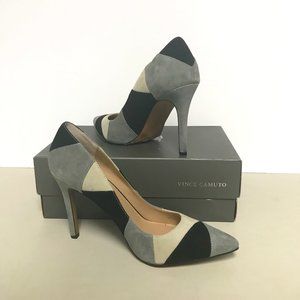 Vince Camuto Caprice Gray/Black/Moon Mist Pump